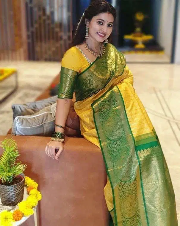 Aab Sneha Yellow Ethnic Wear Wholesale Designer Sarees Catalog